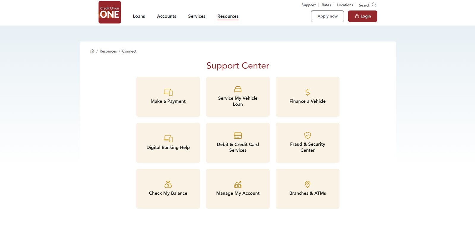 The new member support center